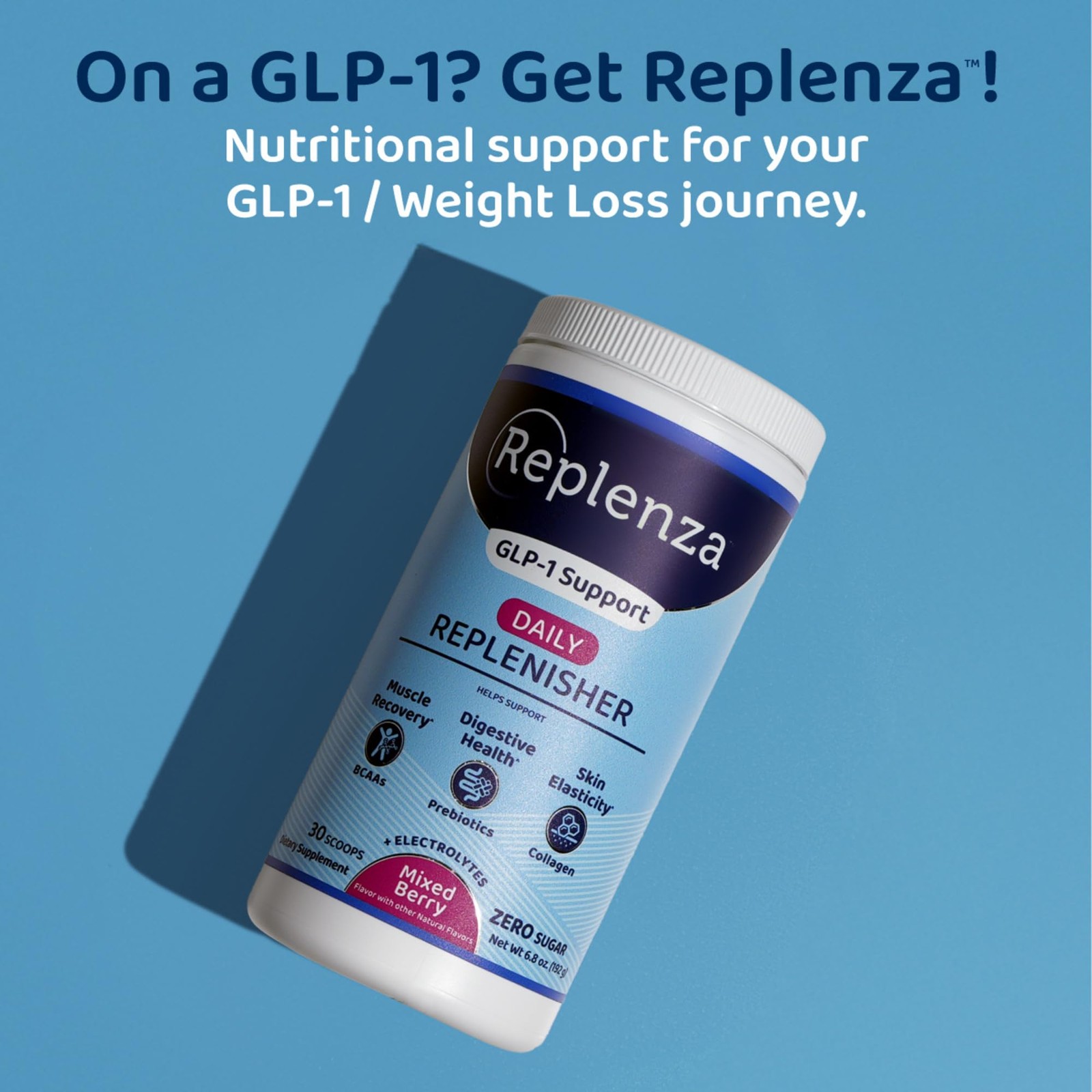 Replenza Daily Replenisher Nutritional Support Recovery Digestive Elasticity