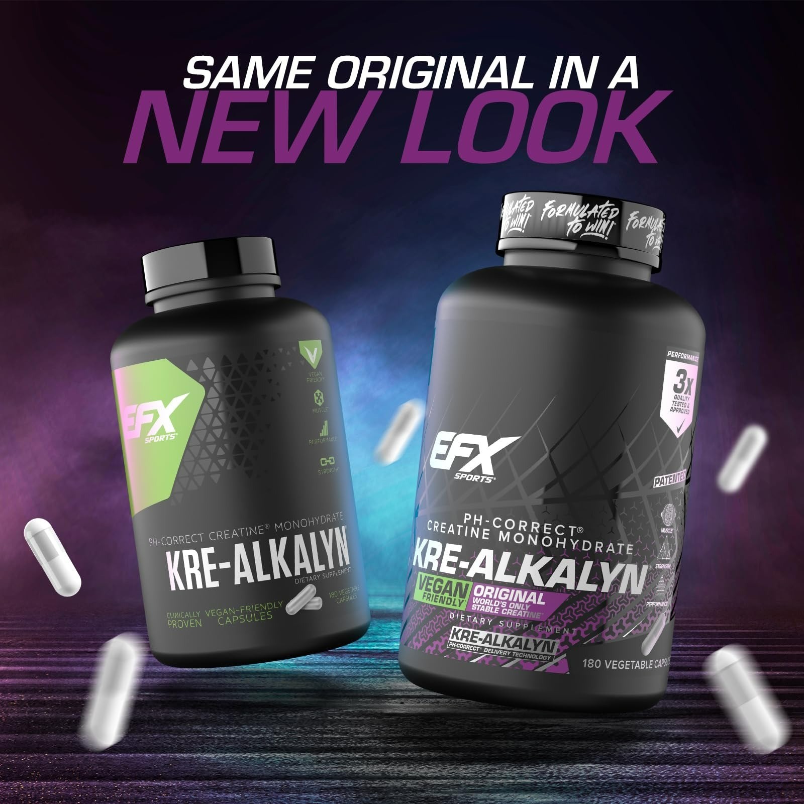 Kre-Alkalyn EFX Creatine Monohydrate Capsules | Vegan | Muscle Growth