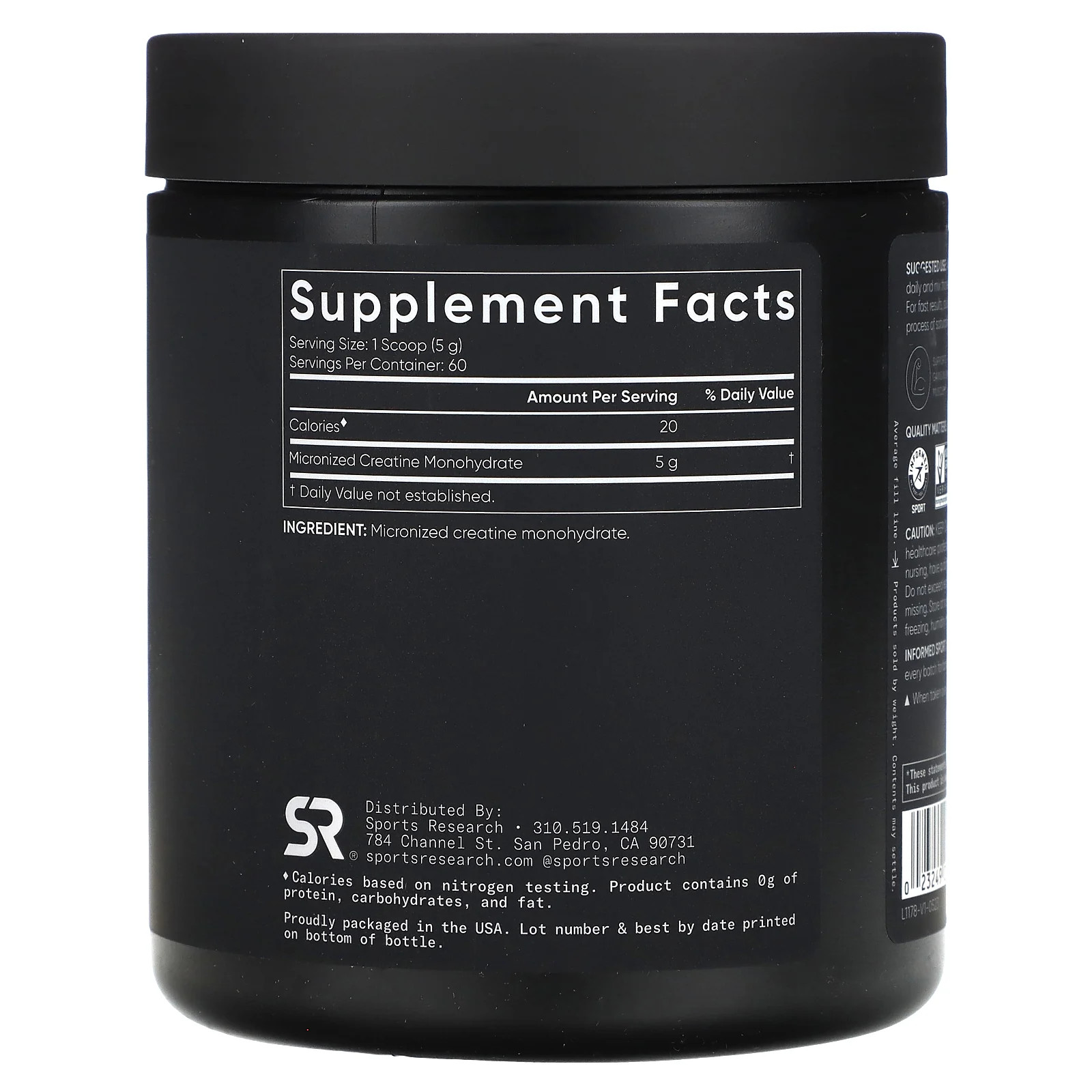 Creatine Monohydrate, Unflavored, 10.58 oz (300 g)