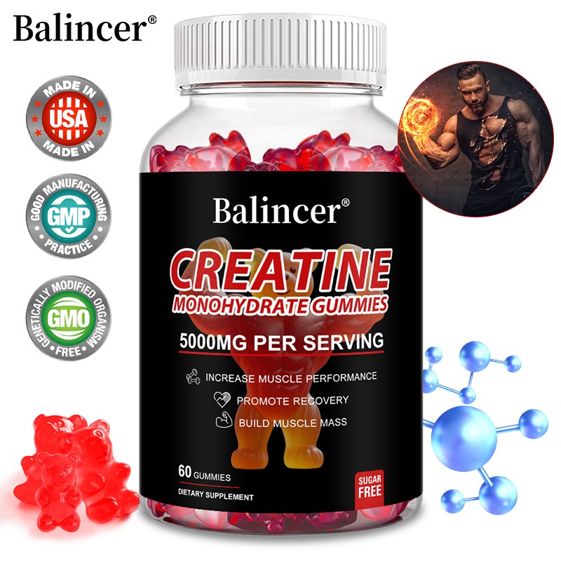Creatine Monohydrate Gummies – Increase Strength and Build Muscle