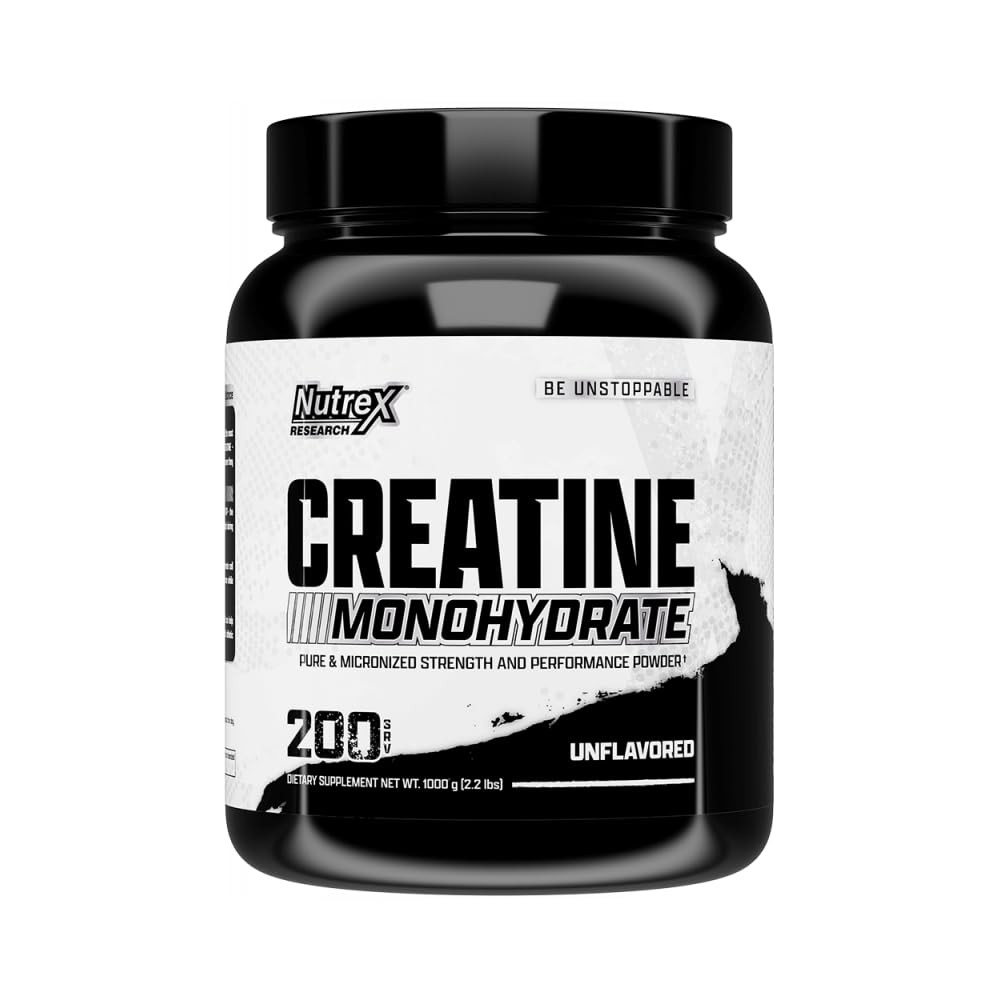 Nutrex Research Micronized Creatine 200 Servings (Pack of 1), White