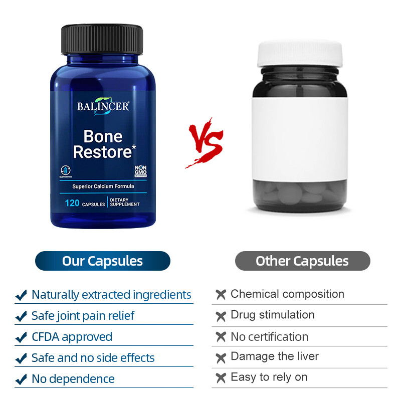 Bone Repair Supplement, Excellent Calcium Formula, Non-GMO，Gluten Free