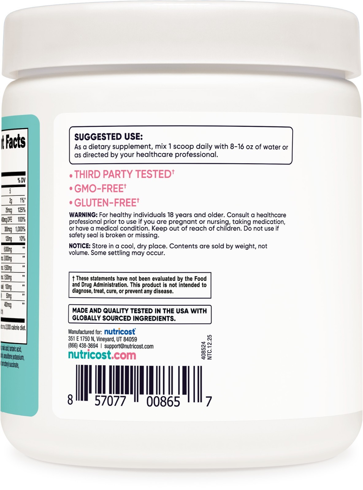 Nutricost BCAA for Women (Watermelon) 30 Servings – Gluten Free and Non-GMO