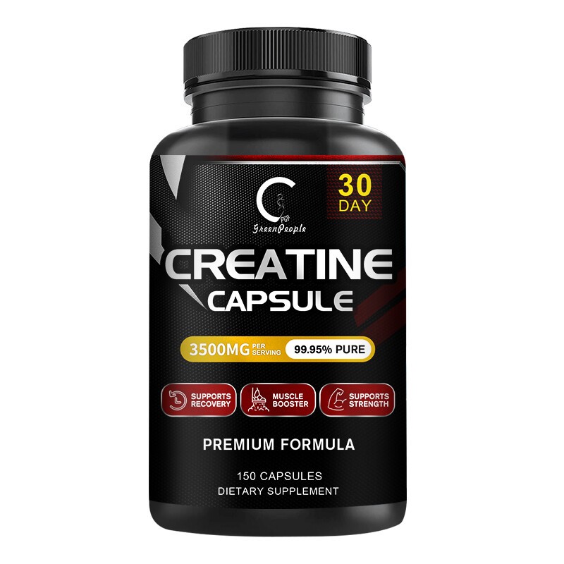 Pure Creatine Monohydrate Capsules – 270 Capsules, 3,500mg per Serving