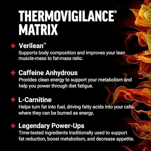 LeanFire Pre Workout Energy Pills – Green Tea Extract, Caffeine, Muscle Boost, 6