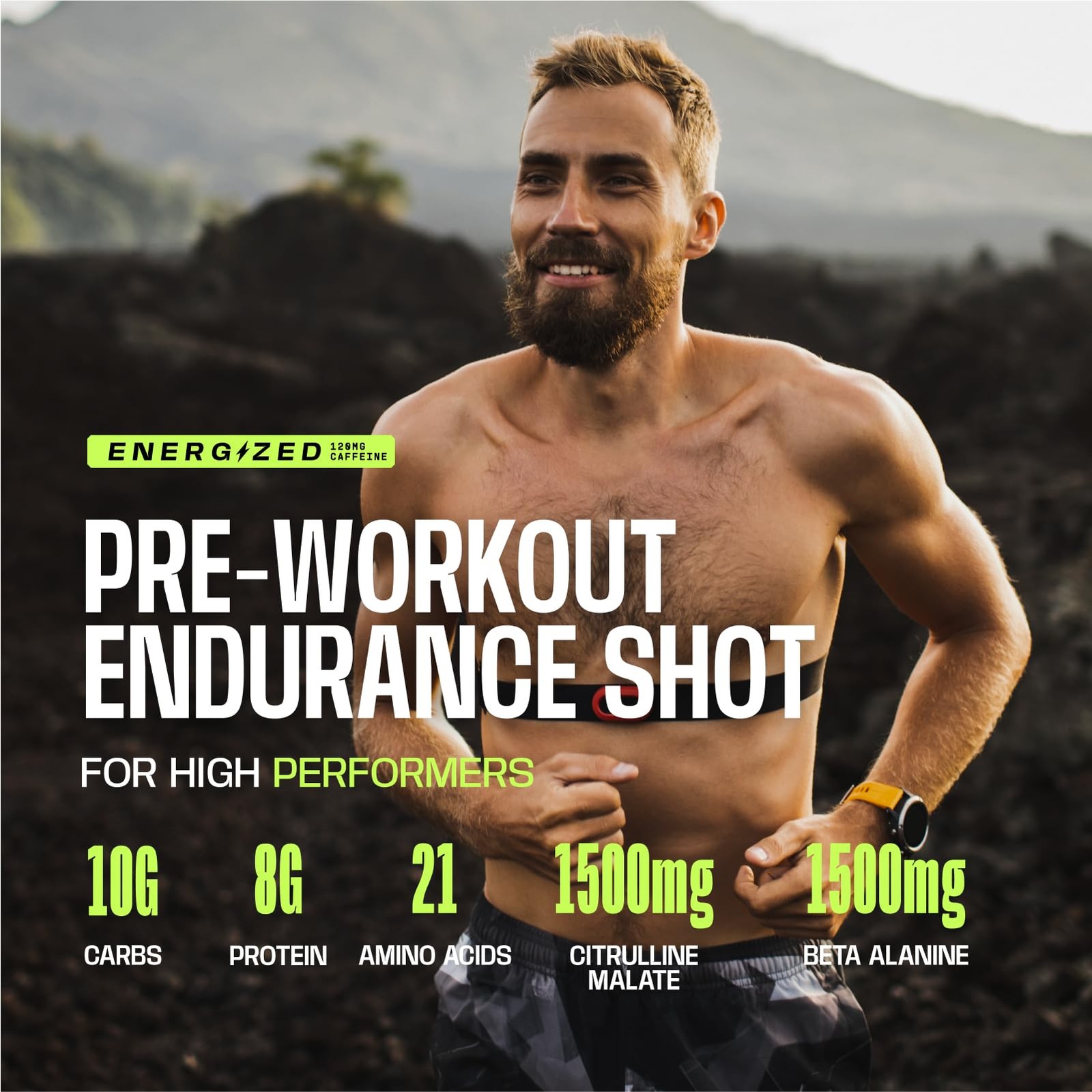 Frog Fuel Ultra Energy Gel & Energized Pre Workout Shot with 120mg Caffeine, …