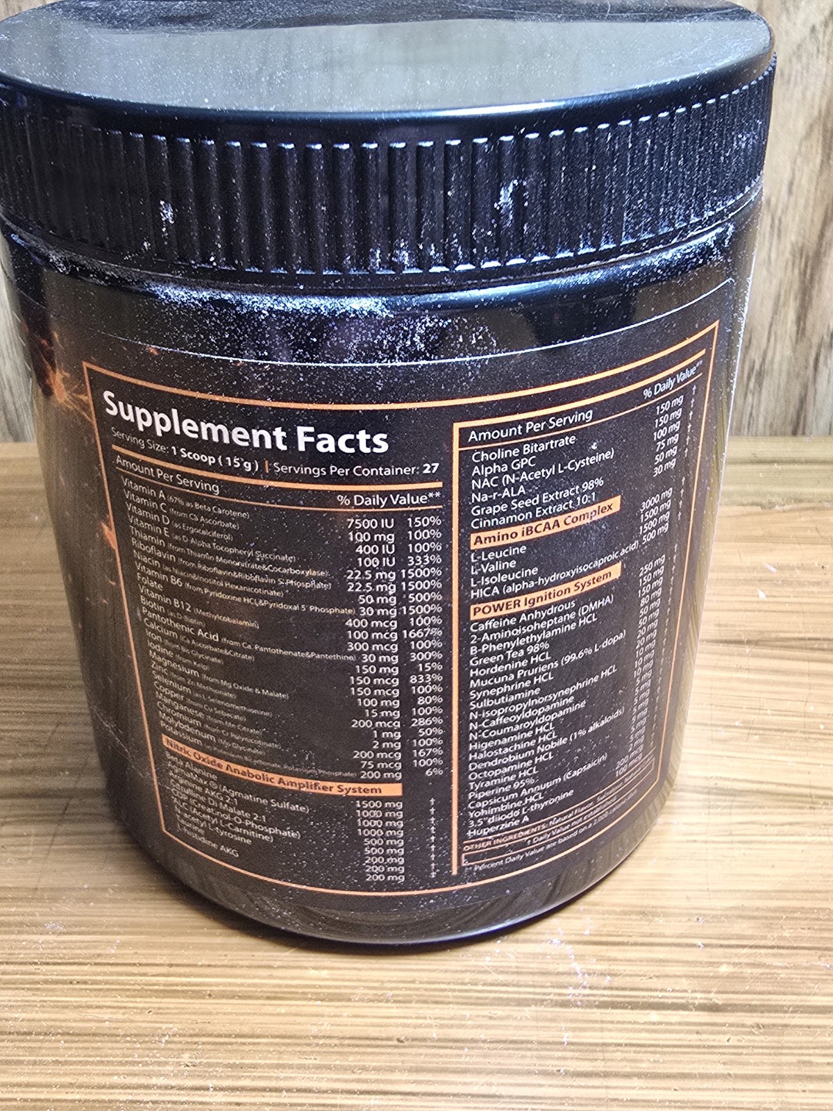 Core Labs X Amino Power rare pre workout, ( SLIGHTLY USED)