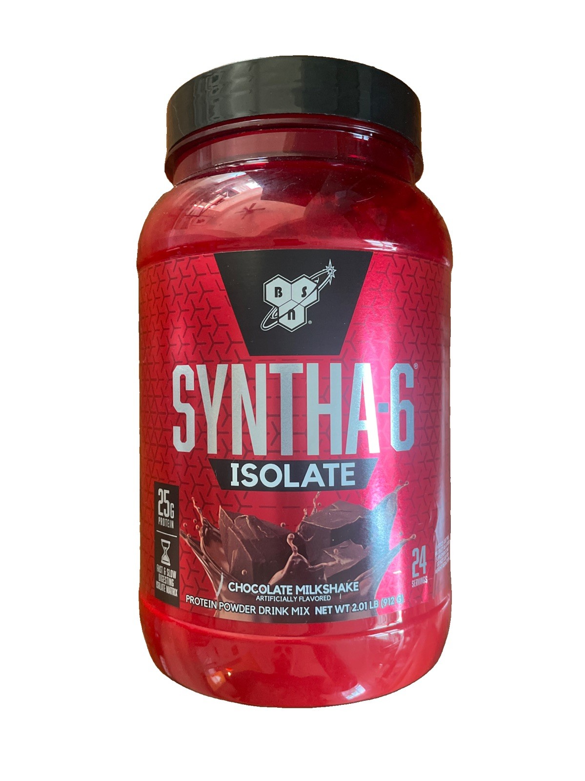 BSN Syntha 6 Isolate – Whey/Milk Protein Isolate – Chocolate Milkshake – 2 lbs