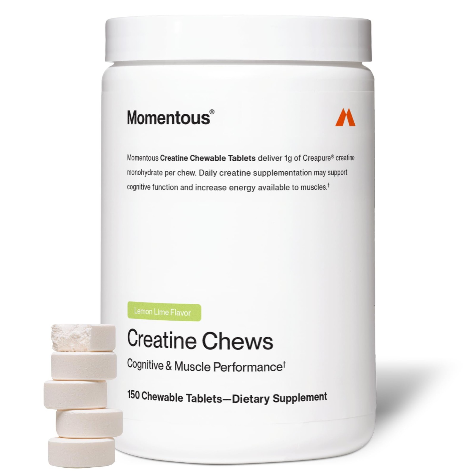 Momentous Creatine Chews – Creapure Creatine Monohydrate – Supports Strength,…