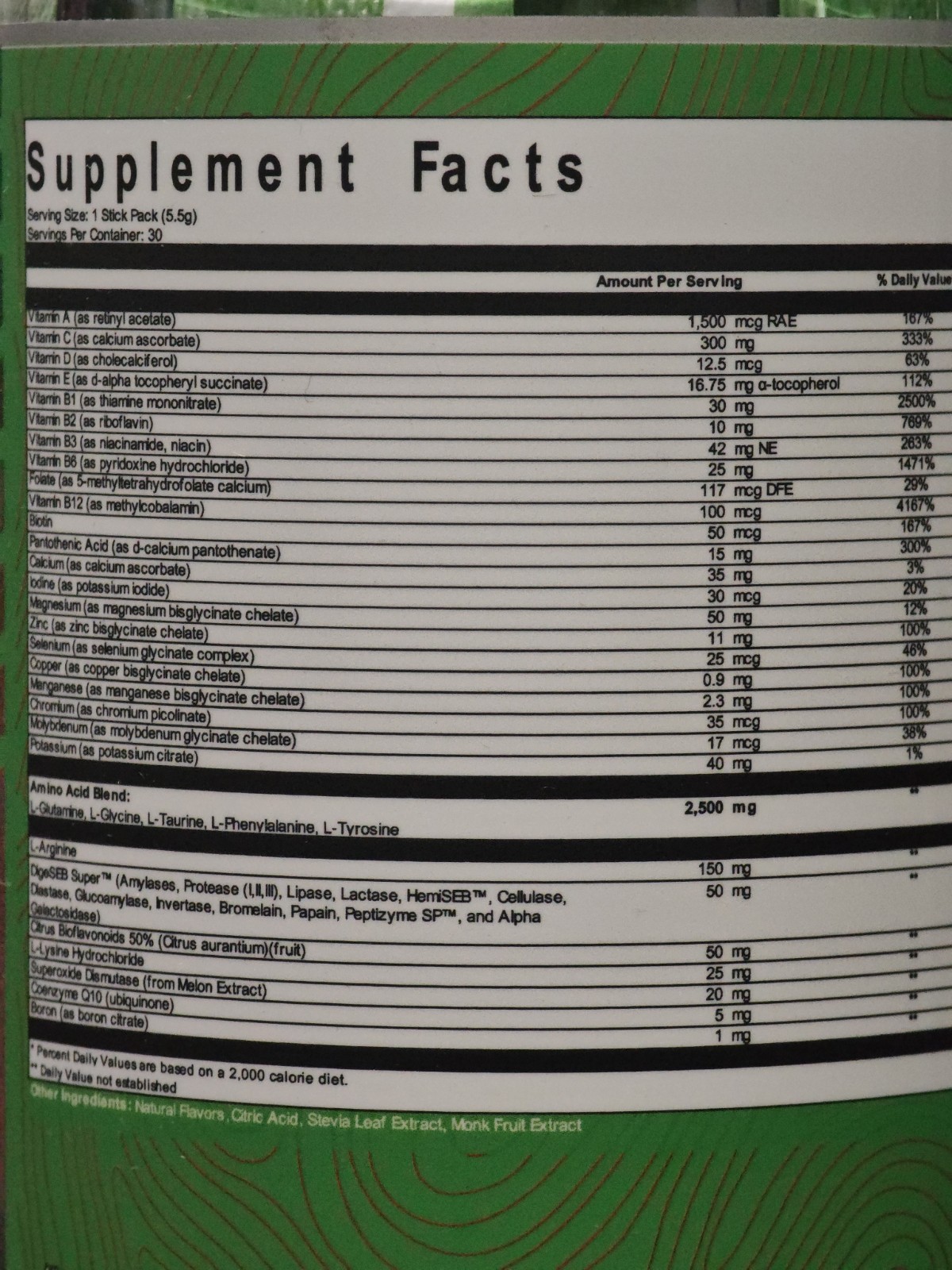 Front Line Multivitamin Sport Strawberry Kiwi 30 Servings!