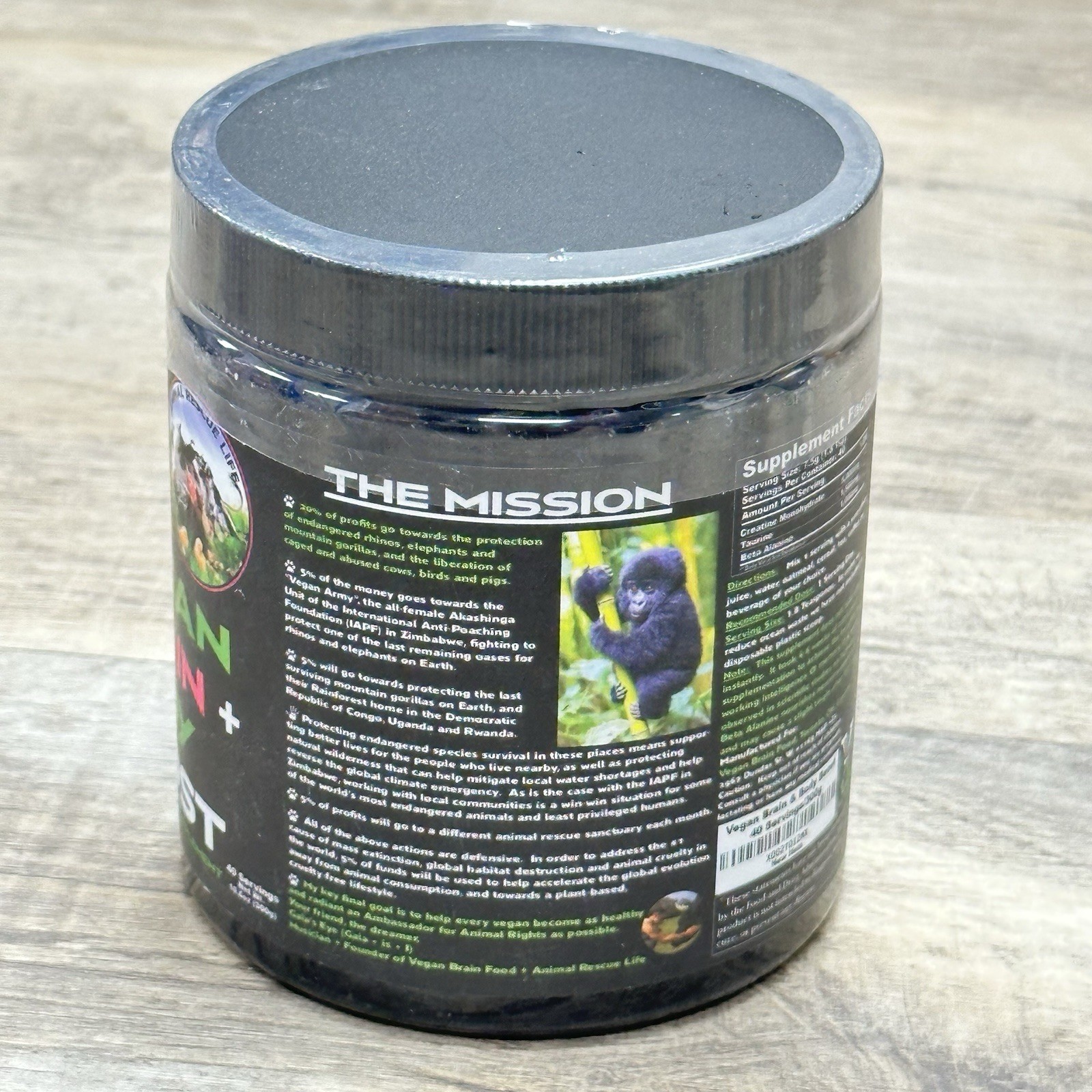 Vegan Brain Food + Body Boost – Vegan Amino Acid Supplement – EXP 10/2026