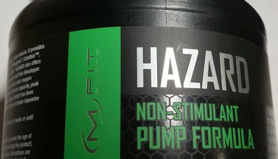 MFIT SUPPS – HAZARD Non-Stimulant Pump Formula – Raspberry Lemonade – Exp 2/2026