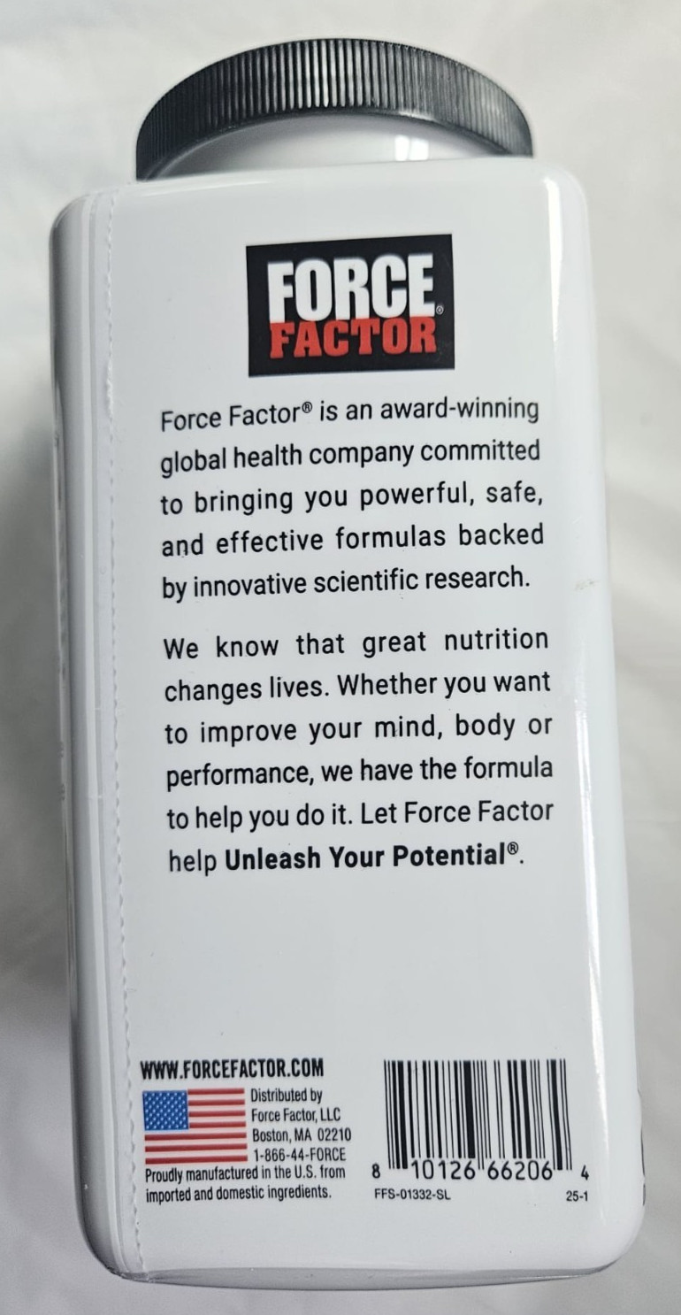 Force Factor Legendary 5g Creatine Monohydrate Chews, Berry Blast-60 Soft Chews