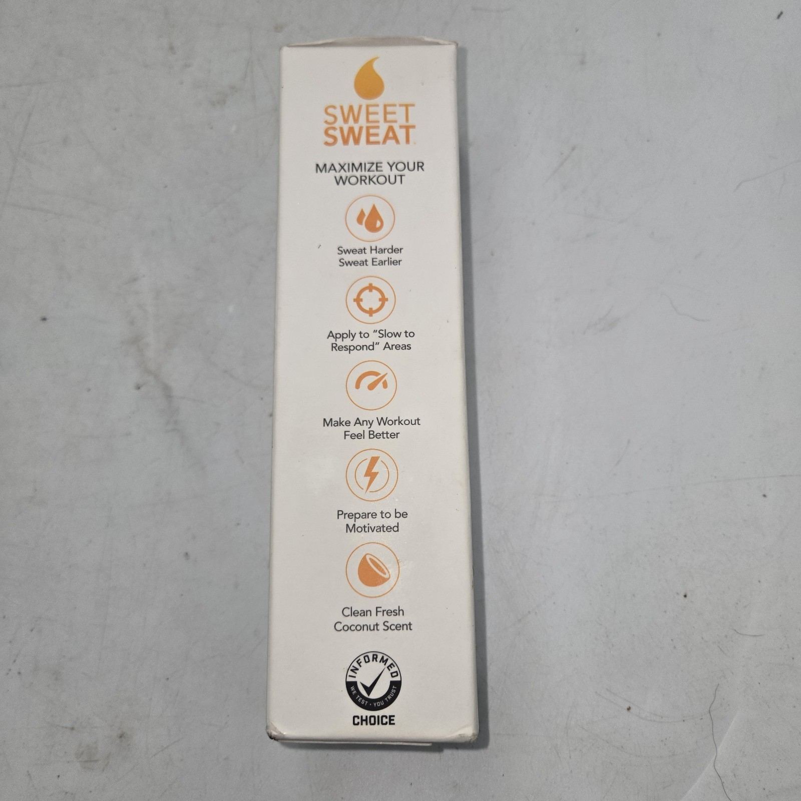 SPORTS RESEARCH Sweet Sweat Workout Enhancer COCONUT 6.4 OZ New & Sealed