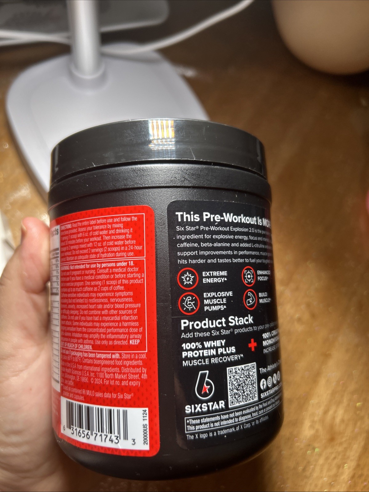 Pre-Workout Explosion 2.0, Icy Rocket Freeze, 9.52 oz (270 g) Exp 03/2027