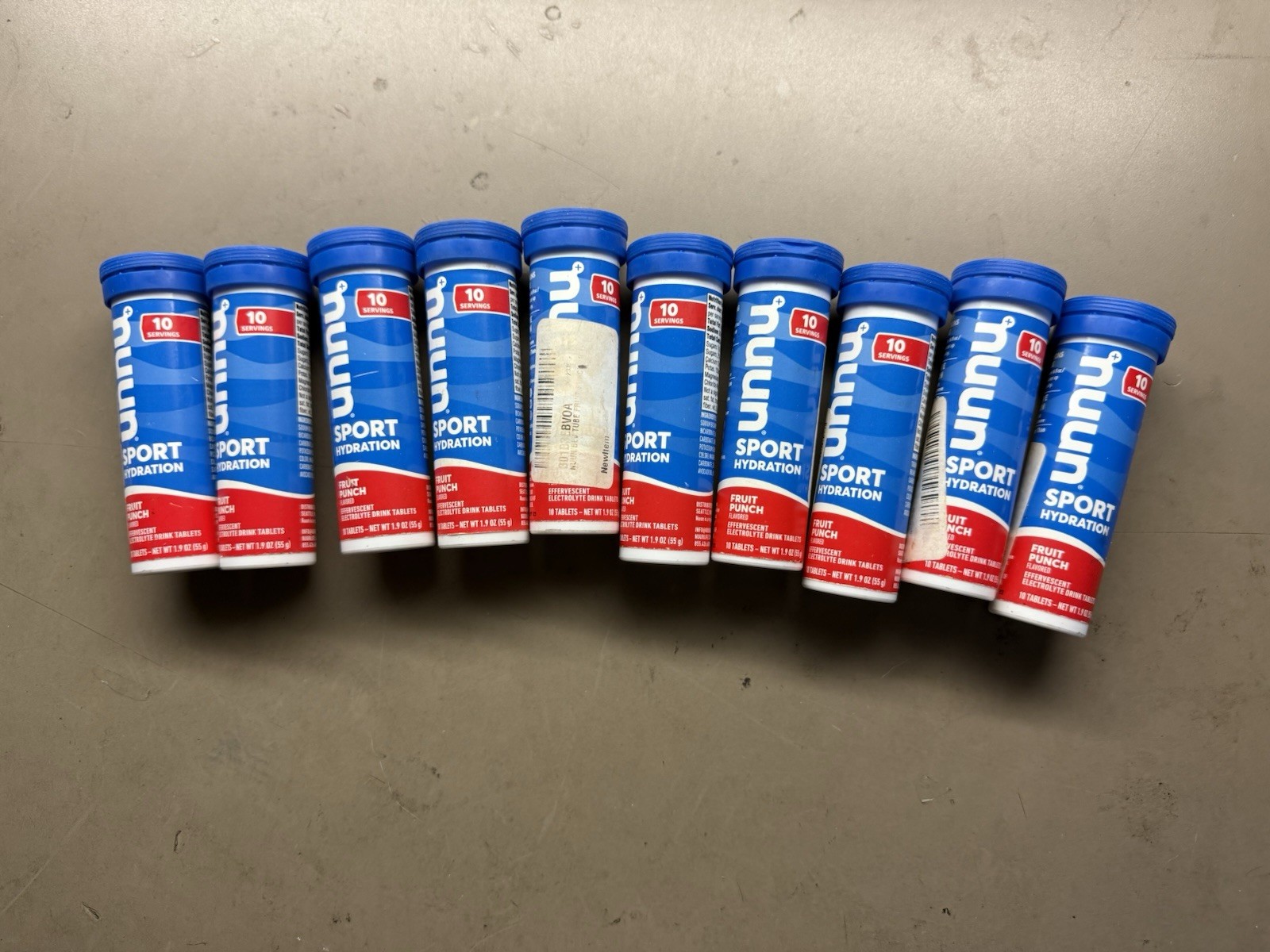 New 10X NUUN Sport Hydration Electrolyte Tubes 10 Count Tablets Each Fruit Punch