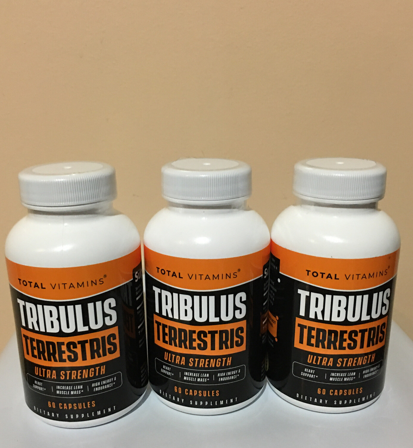 Tribulus Terrestris for Men & Women 1500mg Ultra Strength Enhance Energy Lot 3