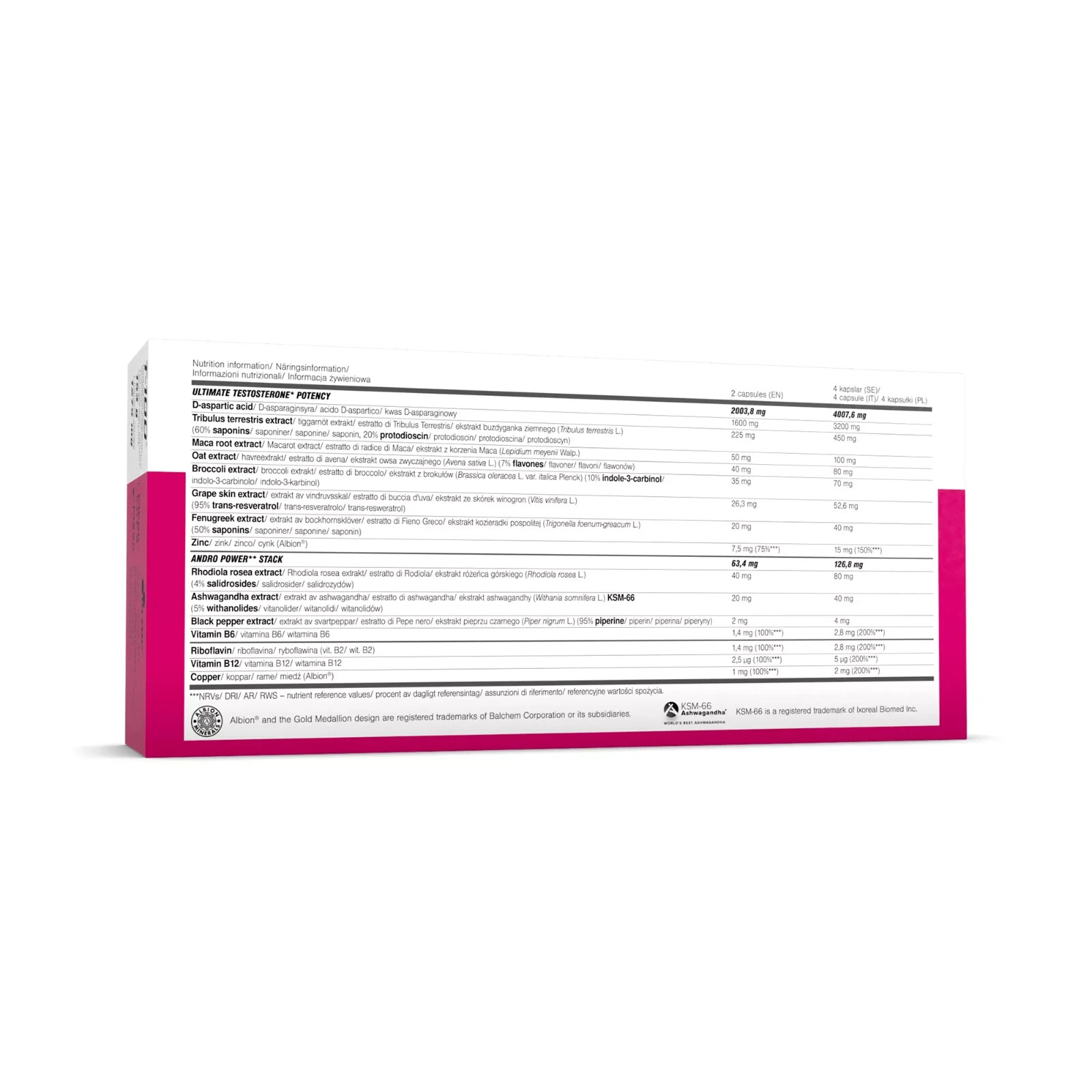 Olimp T-100 120 Caps Strong Male Testo Booster Ultimate Testosterone Stack DAA