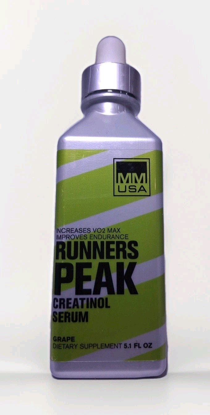 MMUSA Runners Peak Creatinol Serum Enhanced VO2 Max – Grape 5.1 oz 12/2026