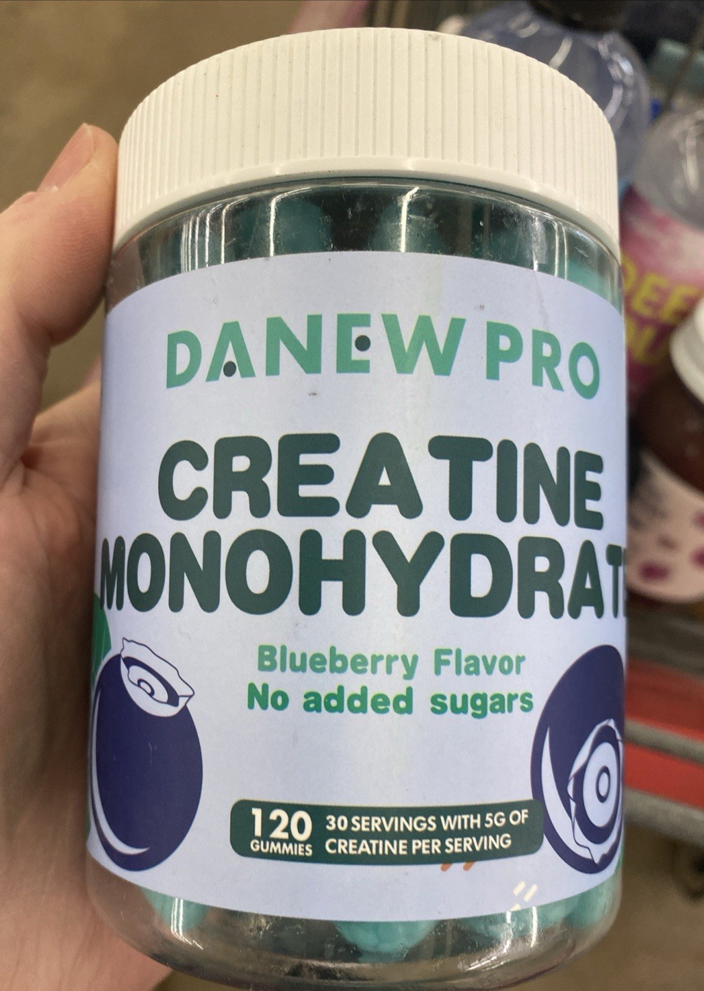 DANEW PRO Creatine Monohydrate Blueberry Pineapple Exp 04/26