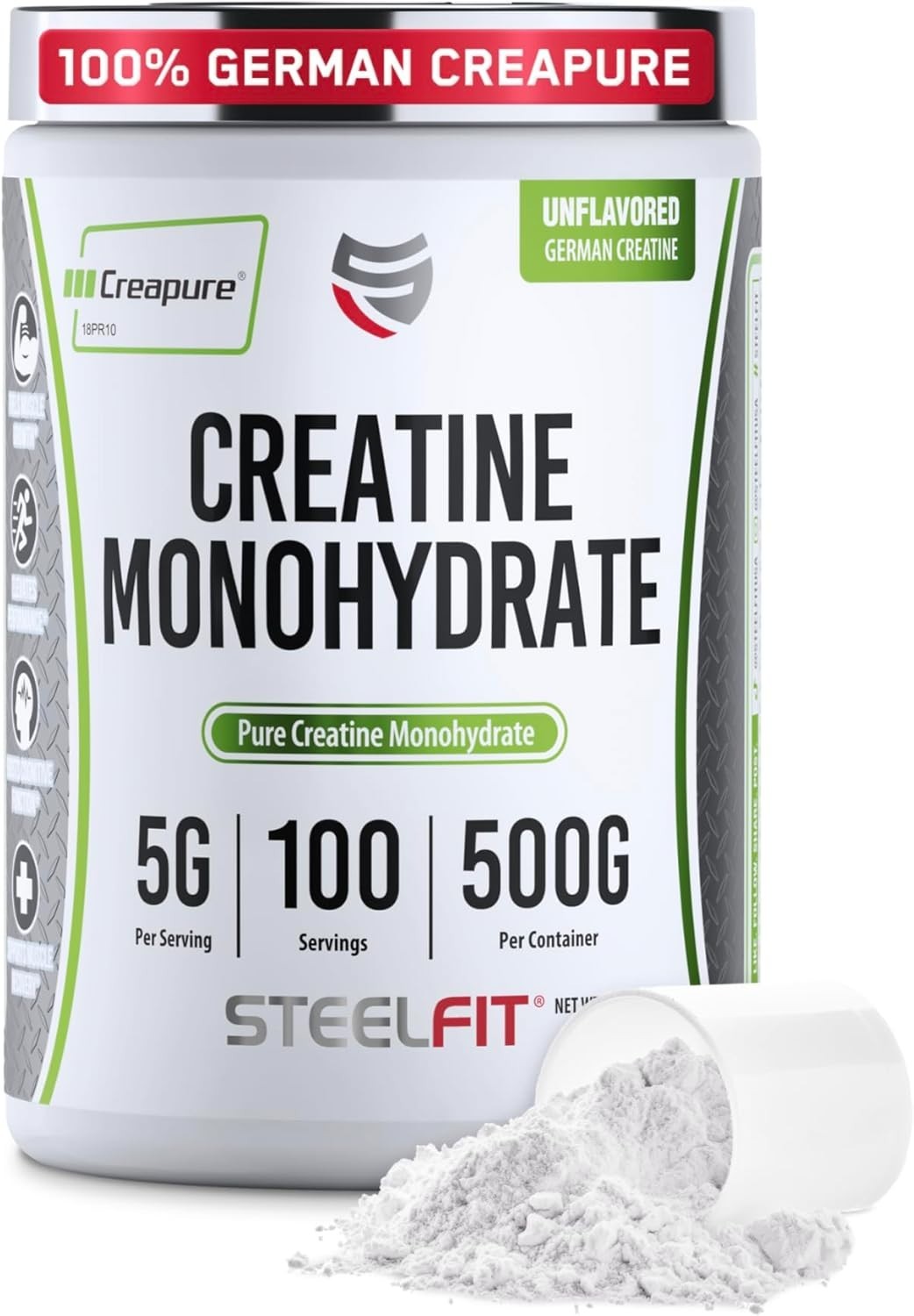 Creapure Creatine Monohydrate Powder – German Micronized Creatine Powder for Men