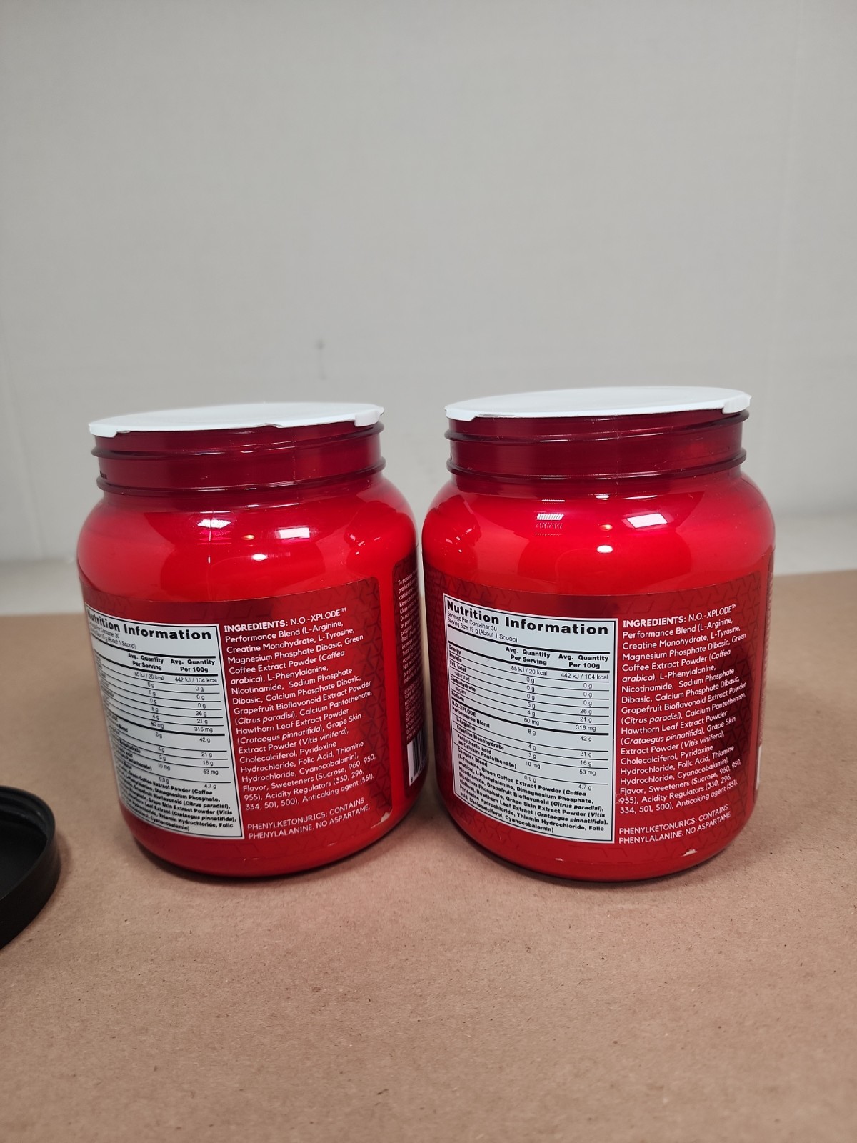 Exp 05/28 BSN N.O.-XPLODE Pre-Workout 1.25 lb 30 Servings X2 Grape Lot Of 2