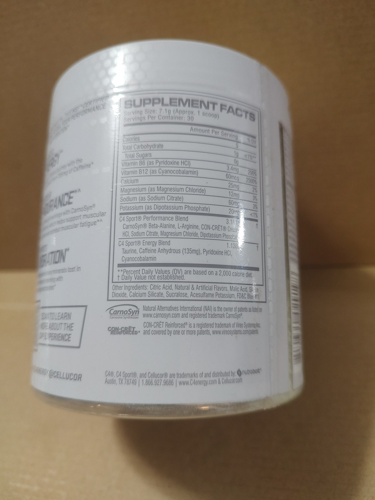 🔥 Cellucor C4 Sport Pre Workout Powder (30 Servings) Blue Raspberry 1/2026