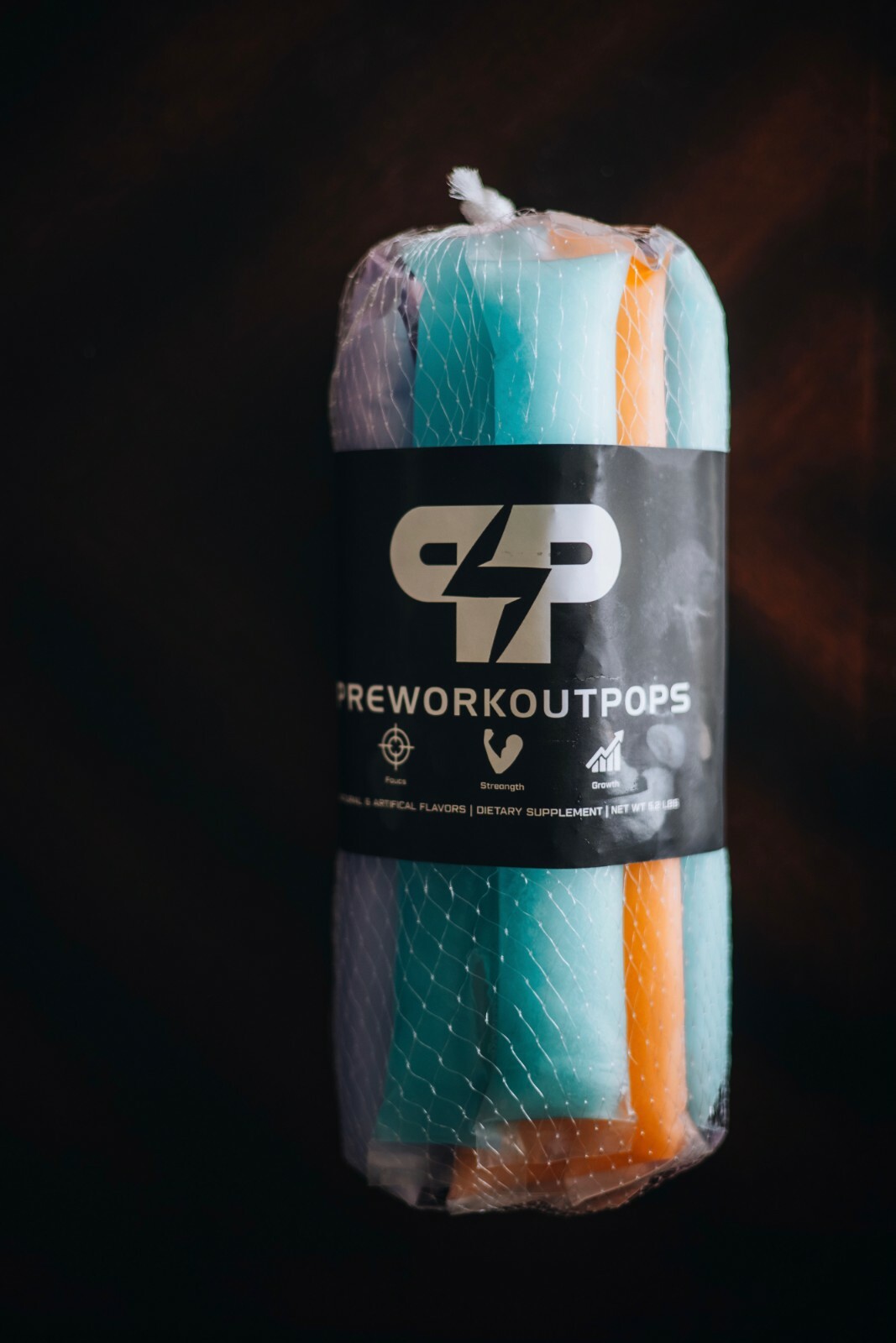 Pre Workout Popsicle Variety pack, A Popsicle with 200mg of Caffeine, 4 Flavors