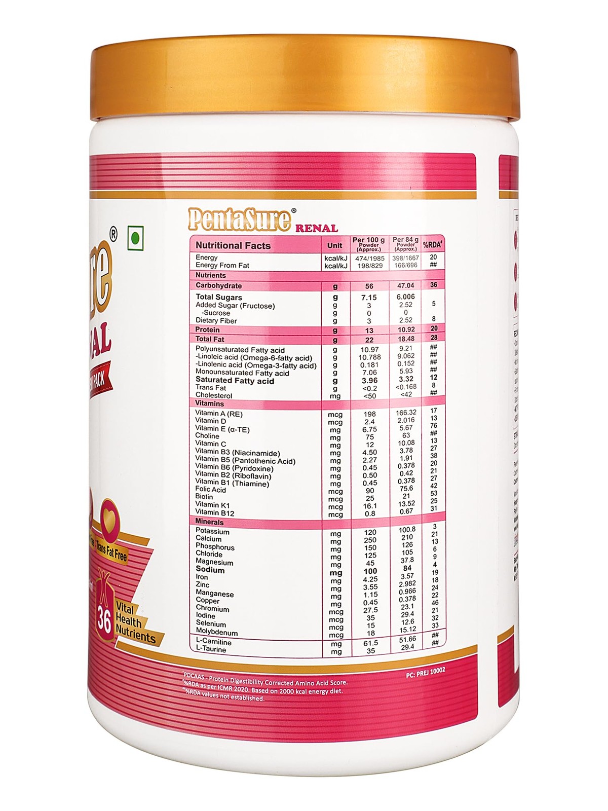 PentaSure Renal Creamy Vanilla – 1kg