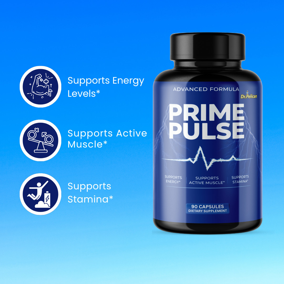 Prime Pulse- Bodybuilding & Men’s Health Support- 12 Bottles- 1080 Capsules