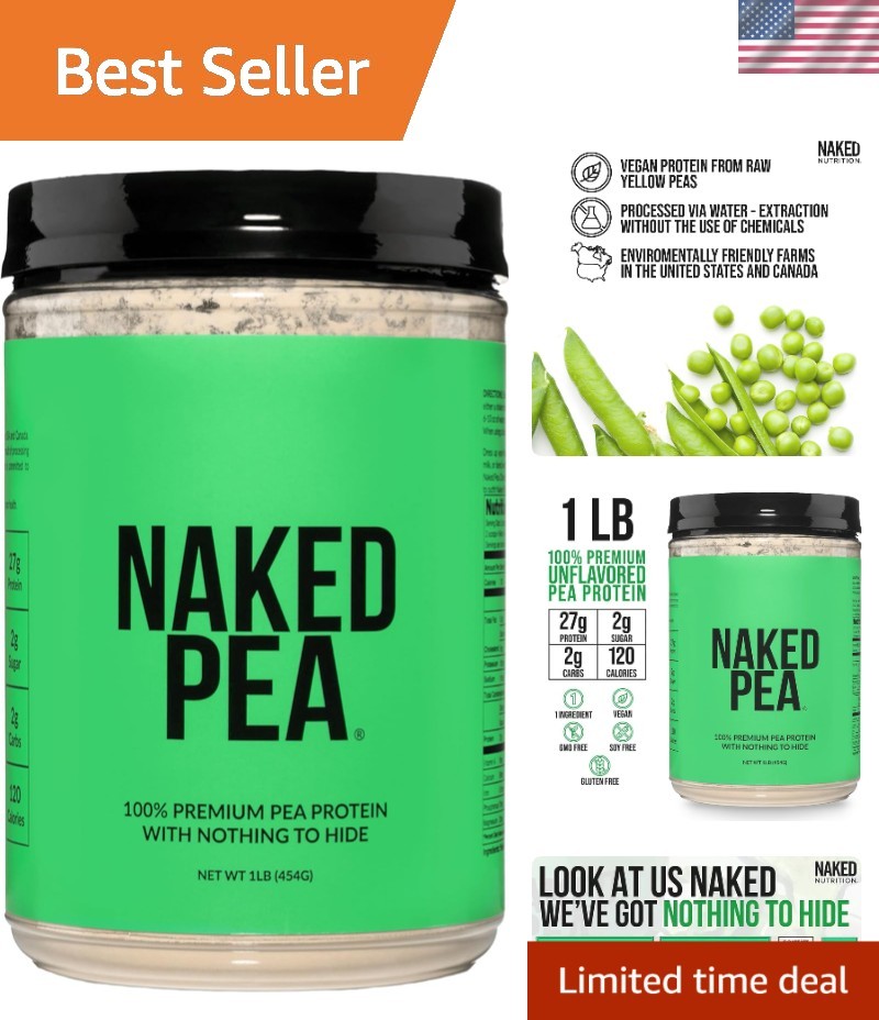 NSF Certified Pea Protein Isolate – Pure Plant-Based Muscle Growth Fuel