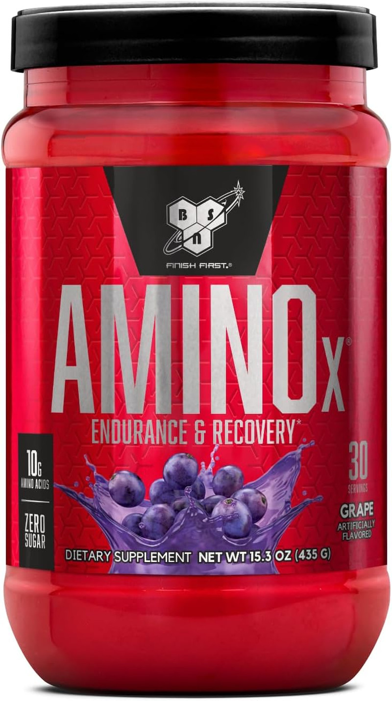 Amino X Muscle Recovery & Endurance Powder with Bcaas, 10 Grams of Amino Acids,