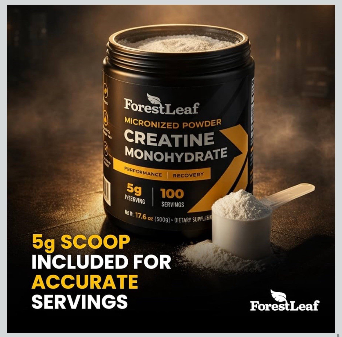 Micronized Creatine Monohydrate Powder Max Muscle Growth & Strength 2-Pack
