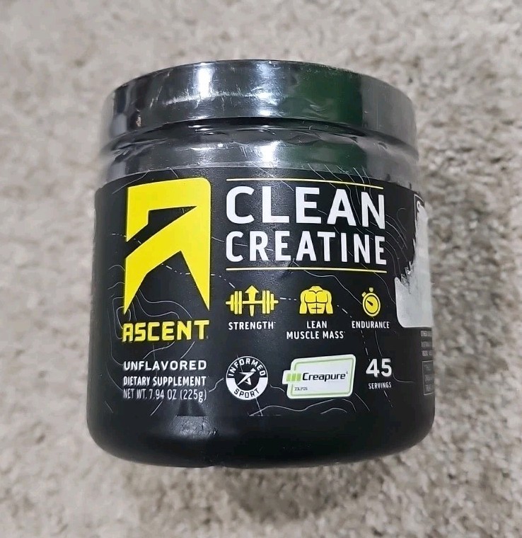 Ascent Clean Creatine Monohydrate Powder – 5G Per Serving, Creapure Creatine …