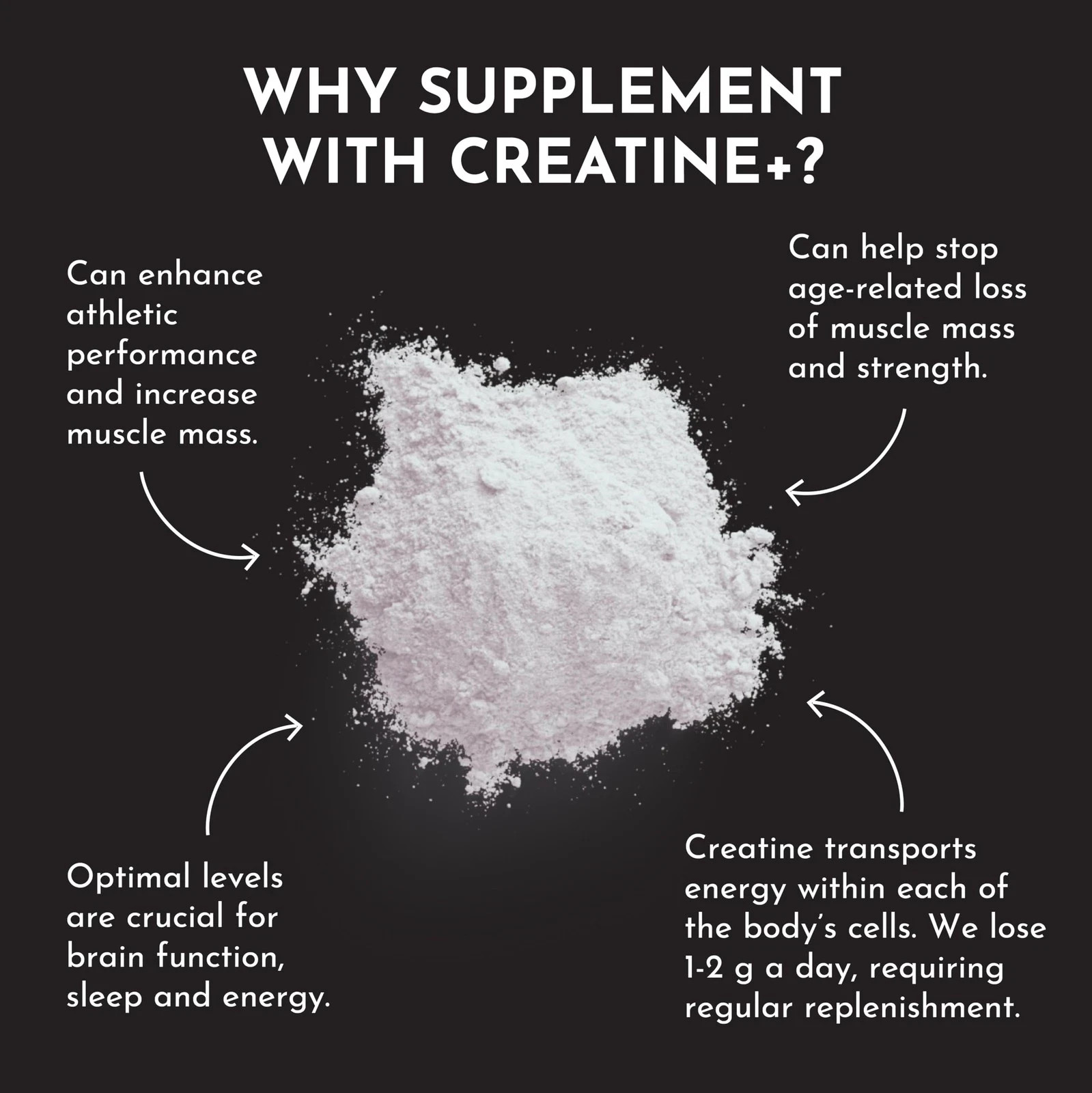 JUST INGREDIENTS Creatine Monohydrate Powder with Rejen Fulvic Mineral Comple…