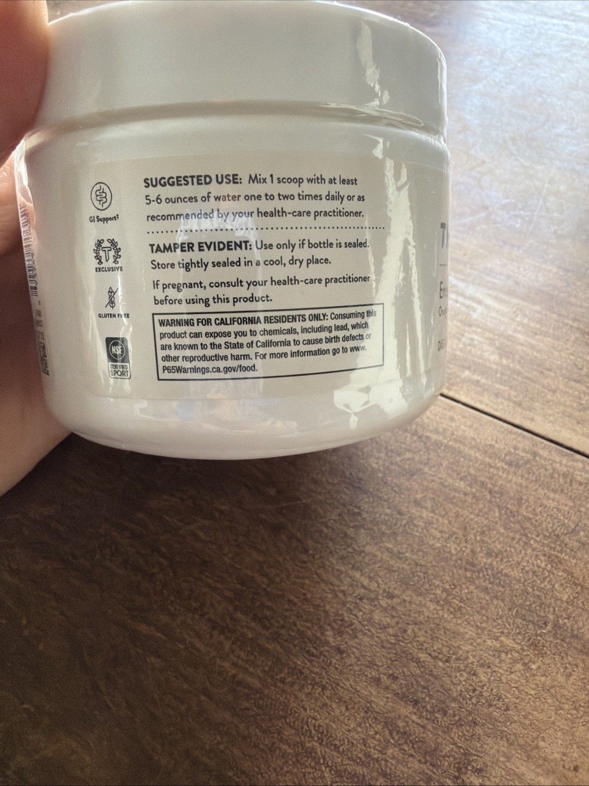 Thorne Enteromend Powder Orange Vanilla Flavored, 5.9 oz