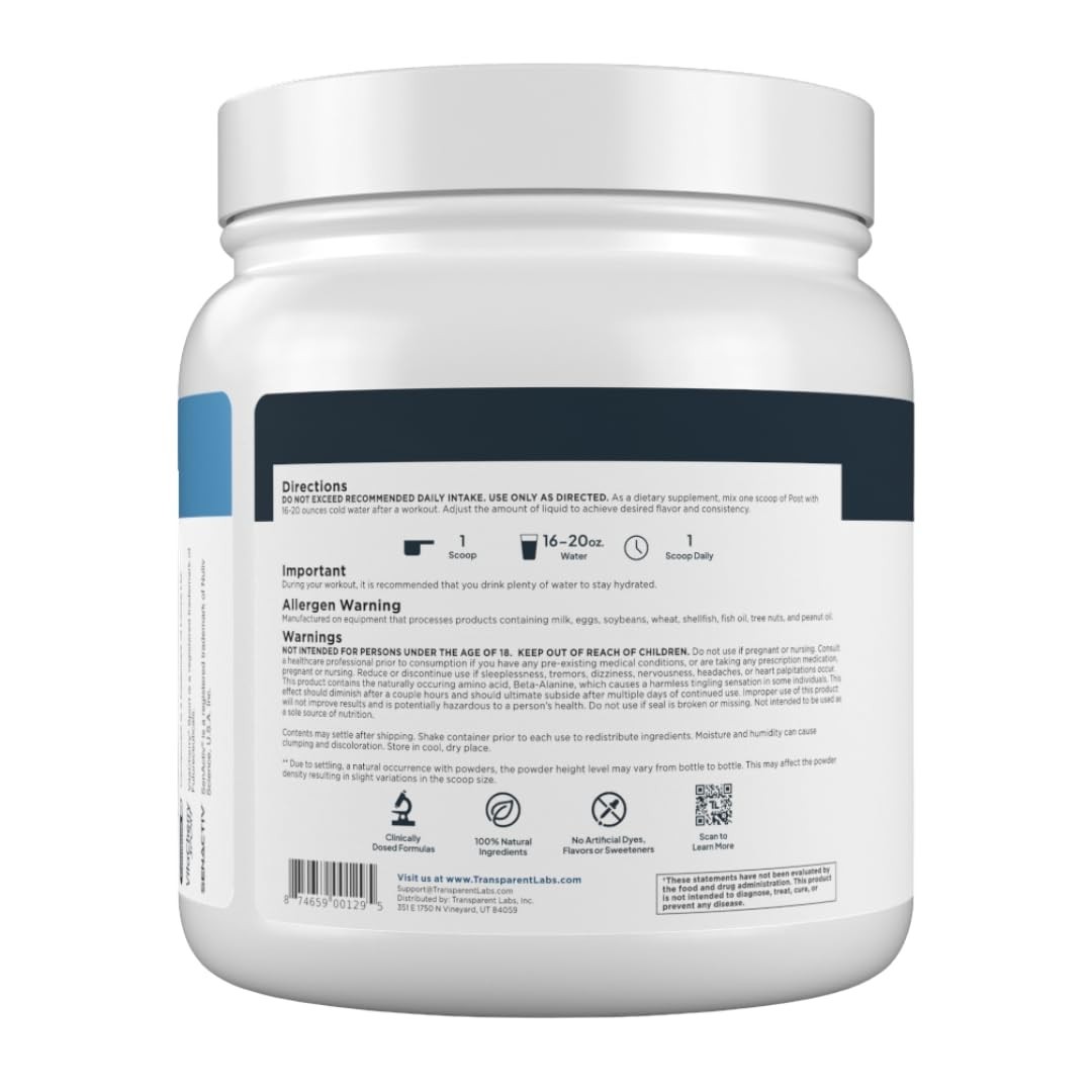 Post-Workout Recovery Muscle Builder with L-Glutamine & Beta-Alanine – 30 Servin