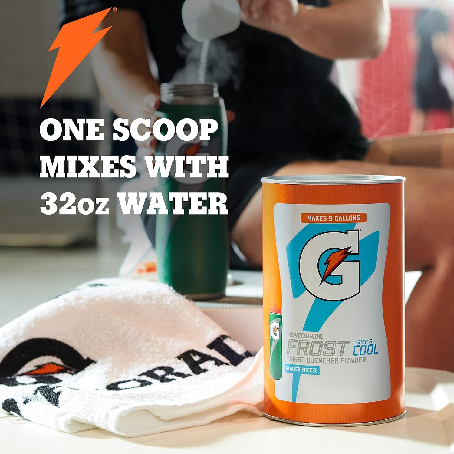 Gatorade Thirst Quencher Powder, Orange, 76.5 oz, Makes 9 Gallons