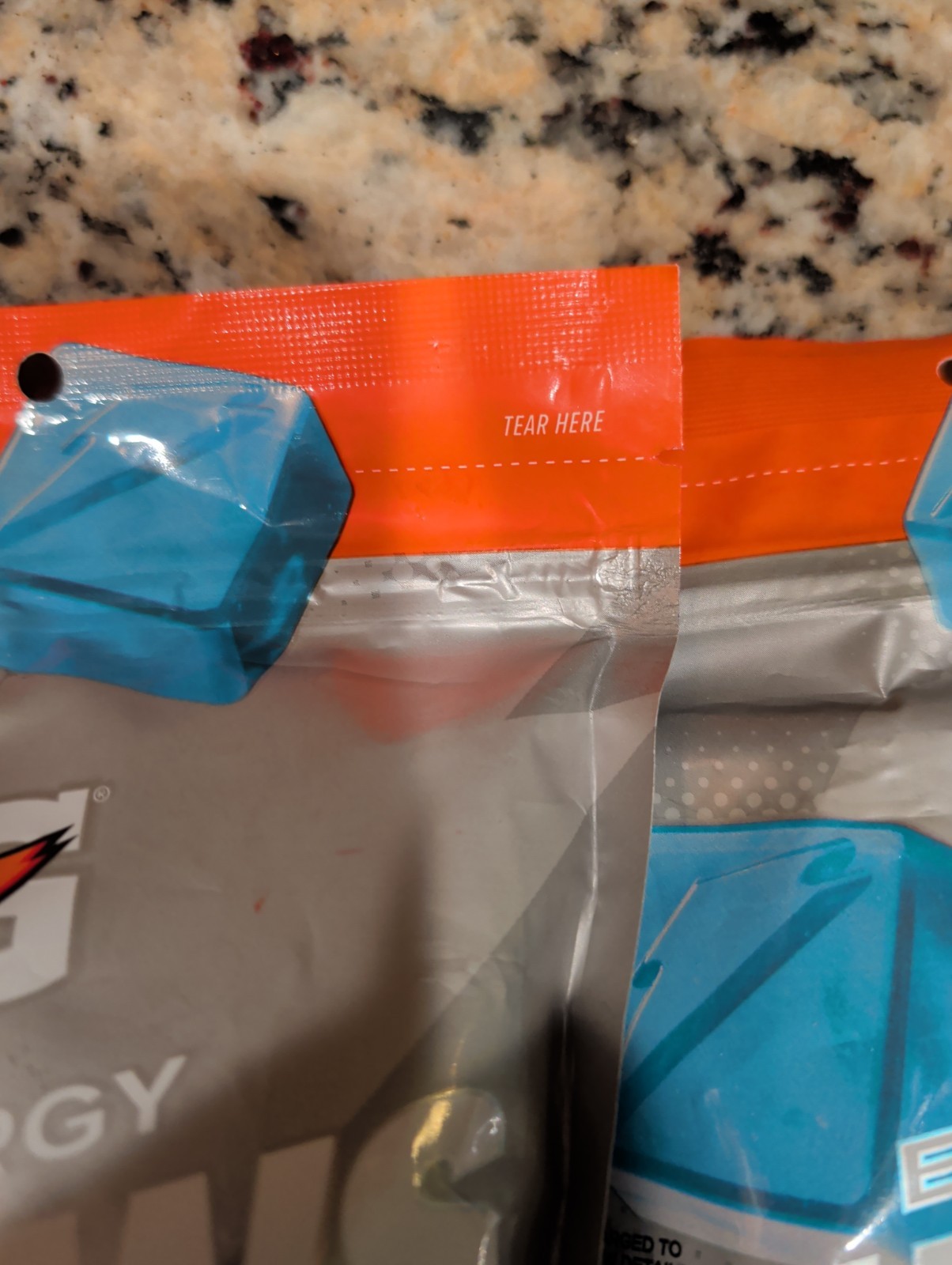 Gatorade Energy Chews Cool Blue Caffeine Free 2 Pack 60 Chews Total Exp 02/2027