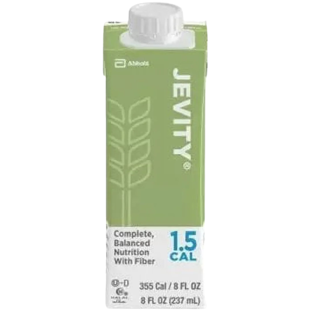 Jevity 1.5 Cal High Protein Nutrition Drink Supplement with Fiber 8oz – 48 Pack