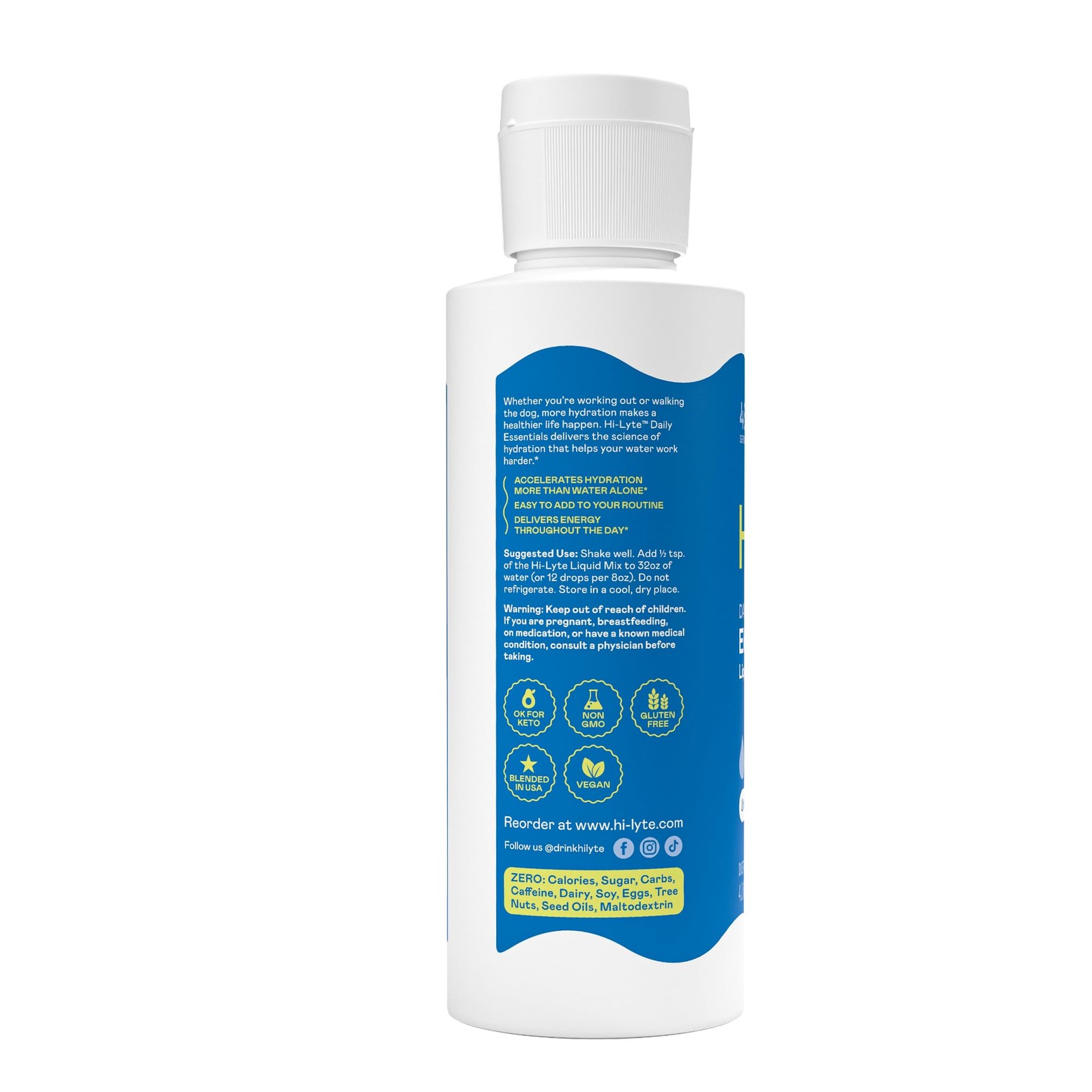Hi-Lyte Electrolytes for Fasting, Immune Support and 4.06 Fl Oz (Pack of 1)