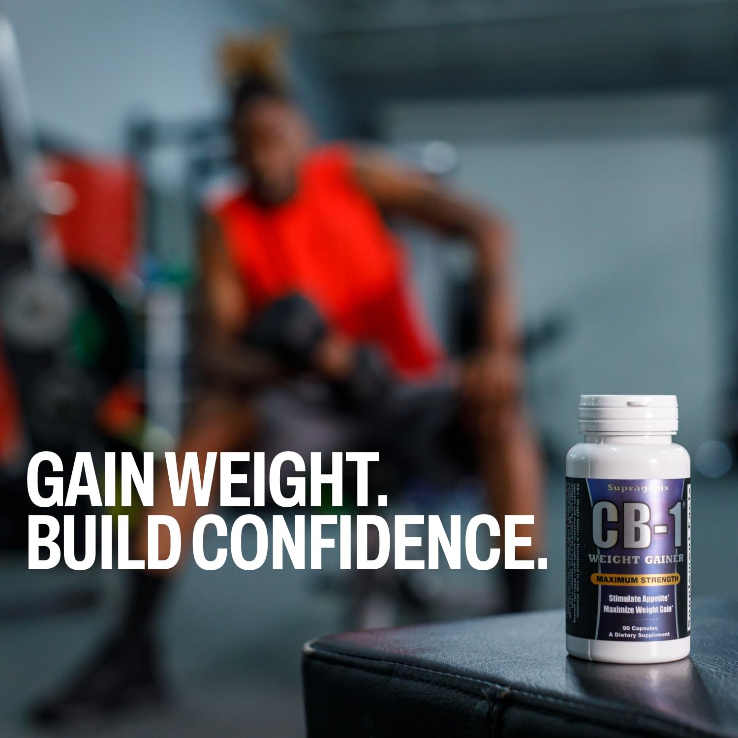 Supragenix CB-1 Weight Gainer Pills (90 Count) | Weight Gain Support for Wome…