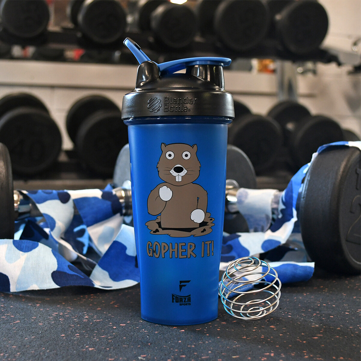 Blender Bottle x Forza Sports Classic 28 oz. Shaker Mixer Cup with Loop Top