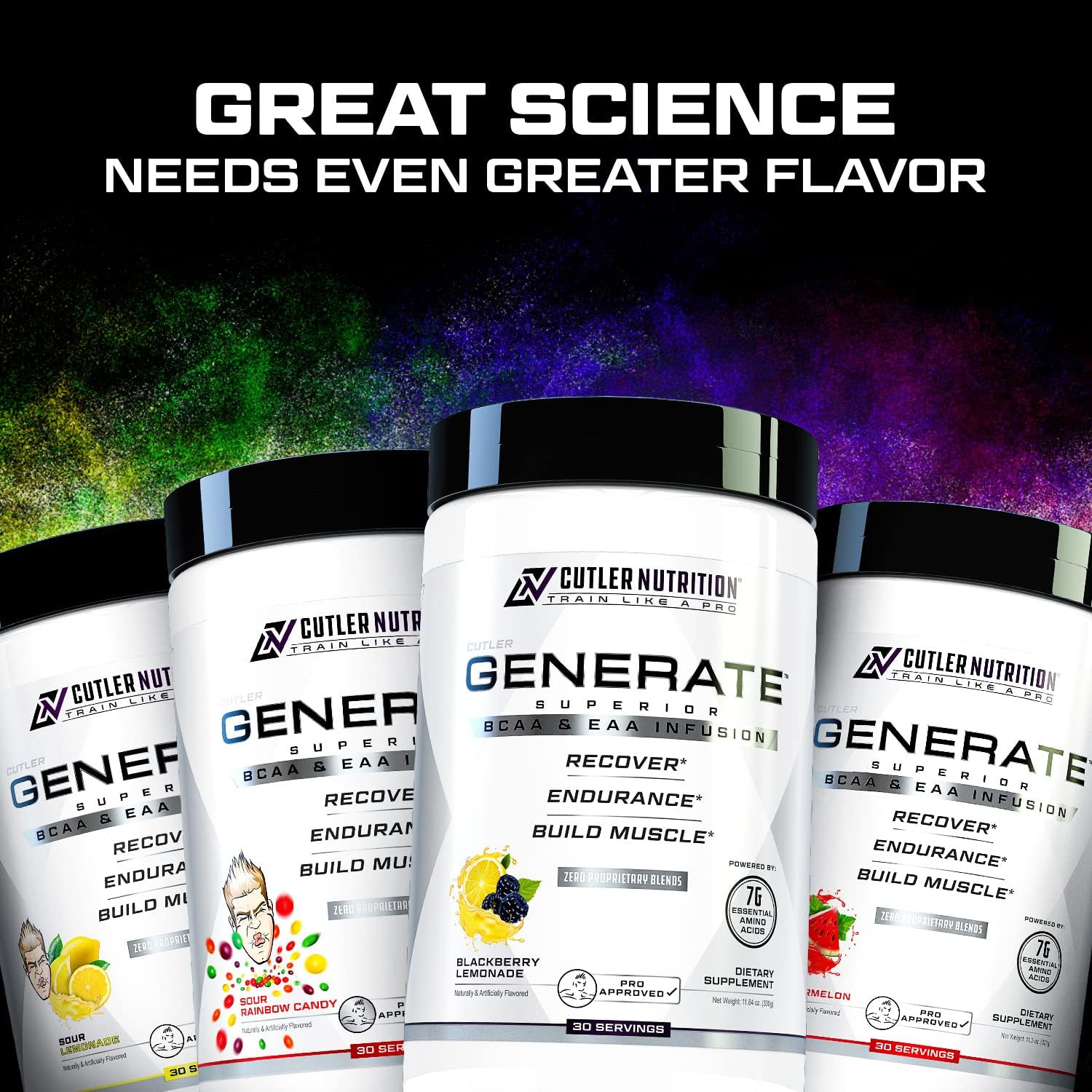 Generate EAA and BCAA Powder: Best Post Workout Recovery Drink and Branched Chai