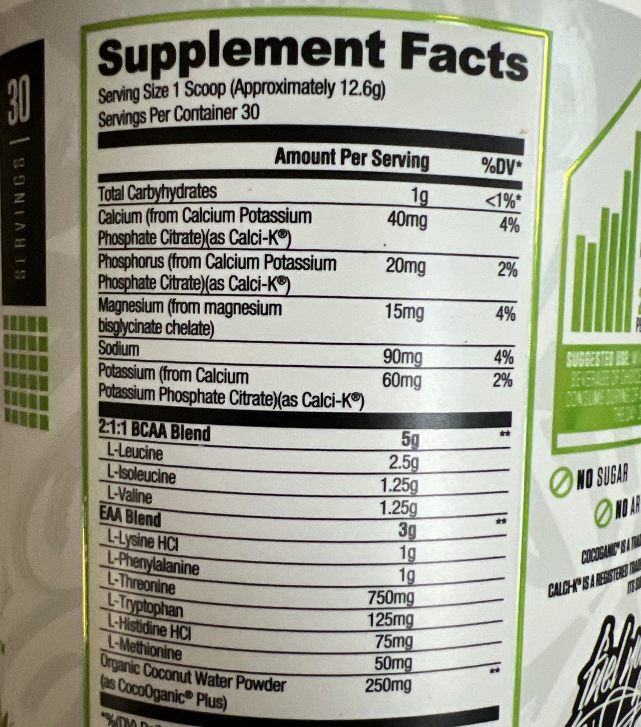 Ryse BCAA/EAA, Tropical Snocone, 13.3 oz (378 g) Amino Acids Sugar Free Exp 1/27