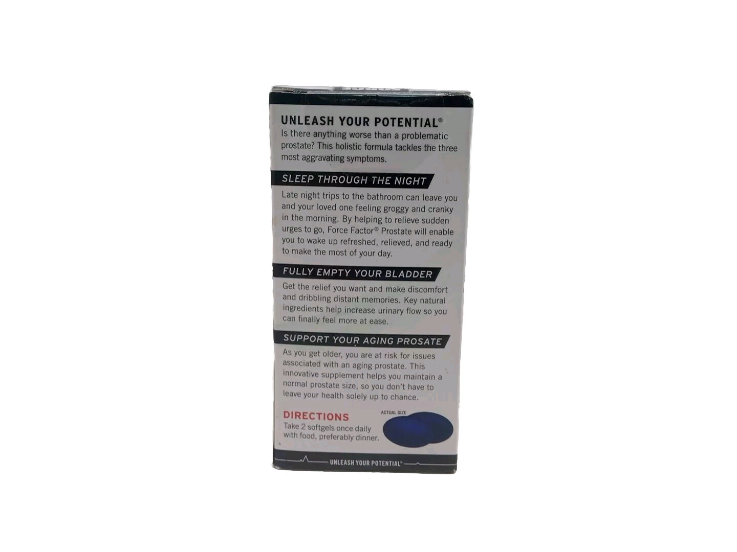 Force Factor Prostate – Prostate Support w/ Beta-Sitosterol & Saw Palmetto 02/26