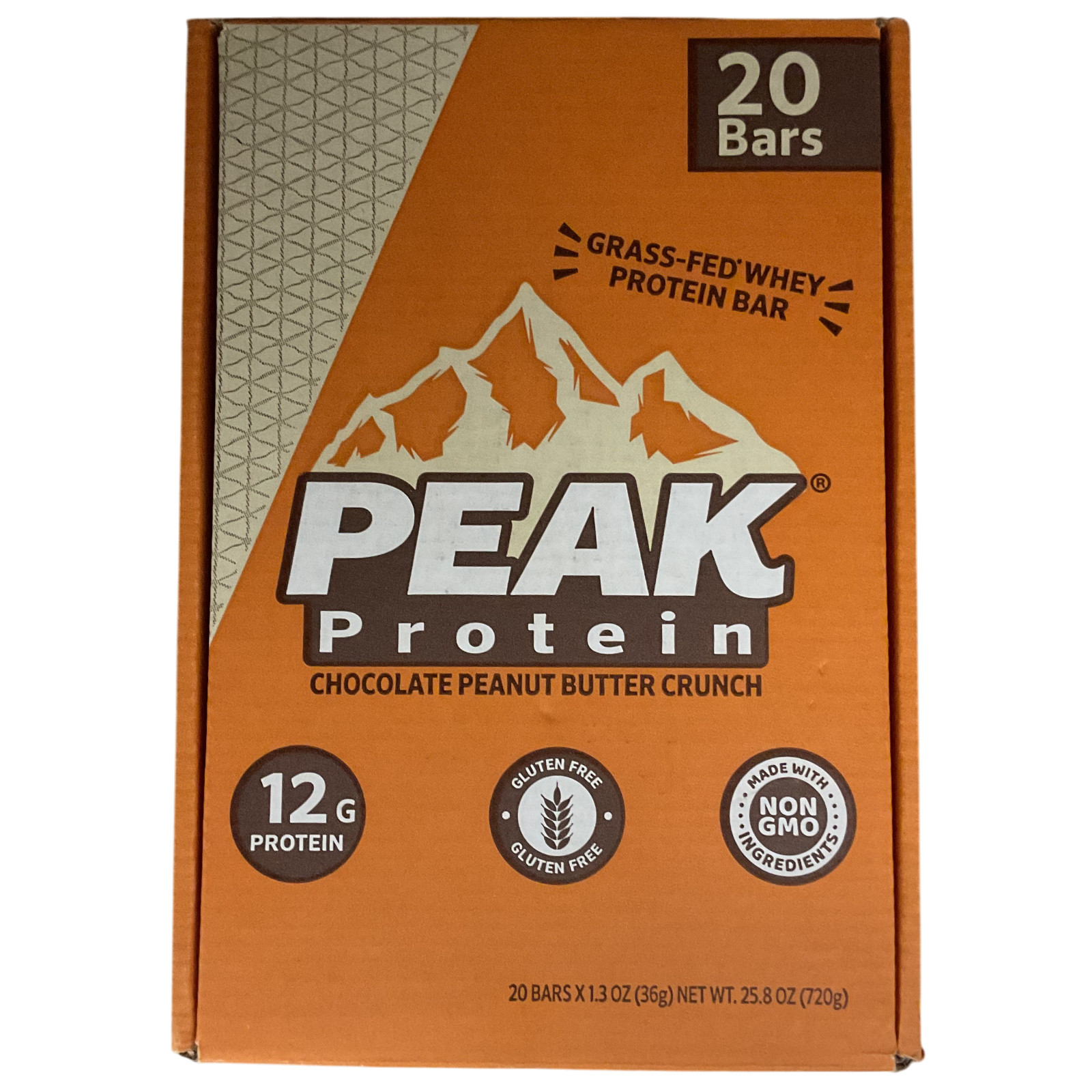 Peak Protein Bar Protein Chocolate Peanut Butter Crunch Pack of 17 EXP: 6/17/27