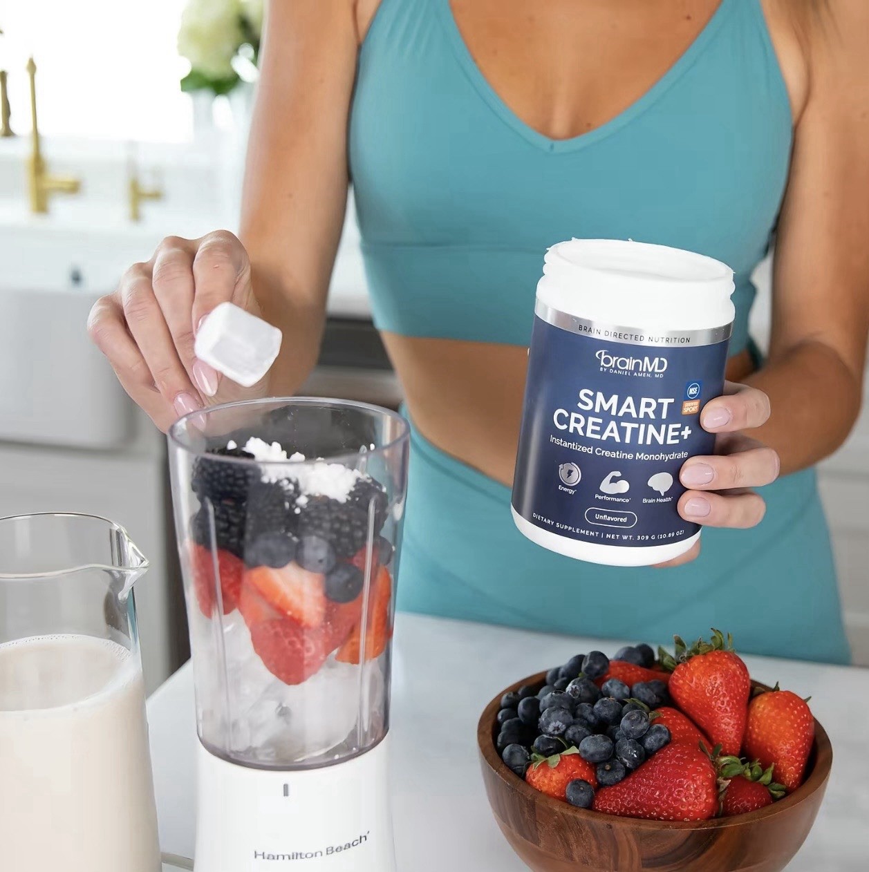 BrainMD Smart Creatine+ Instantized Creatine Monohydrate Unflavored 309g NEW