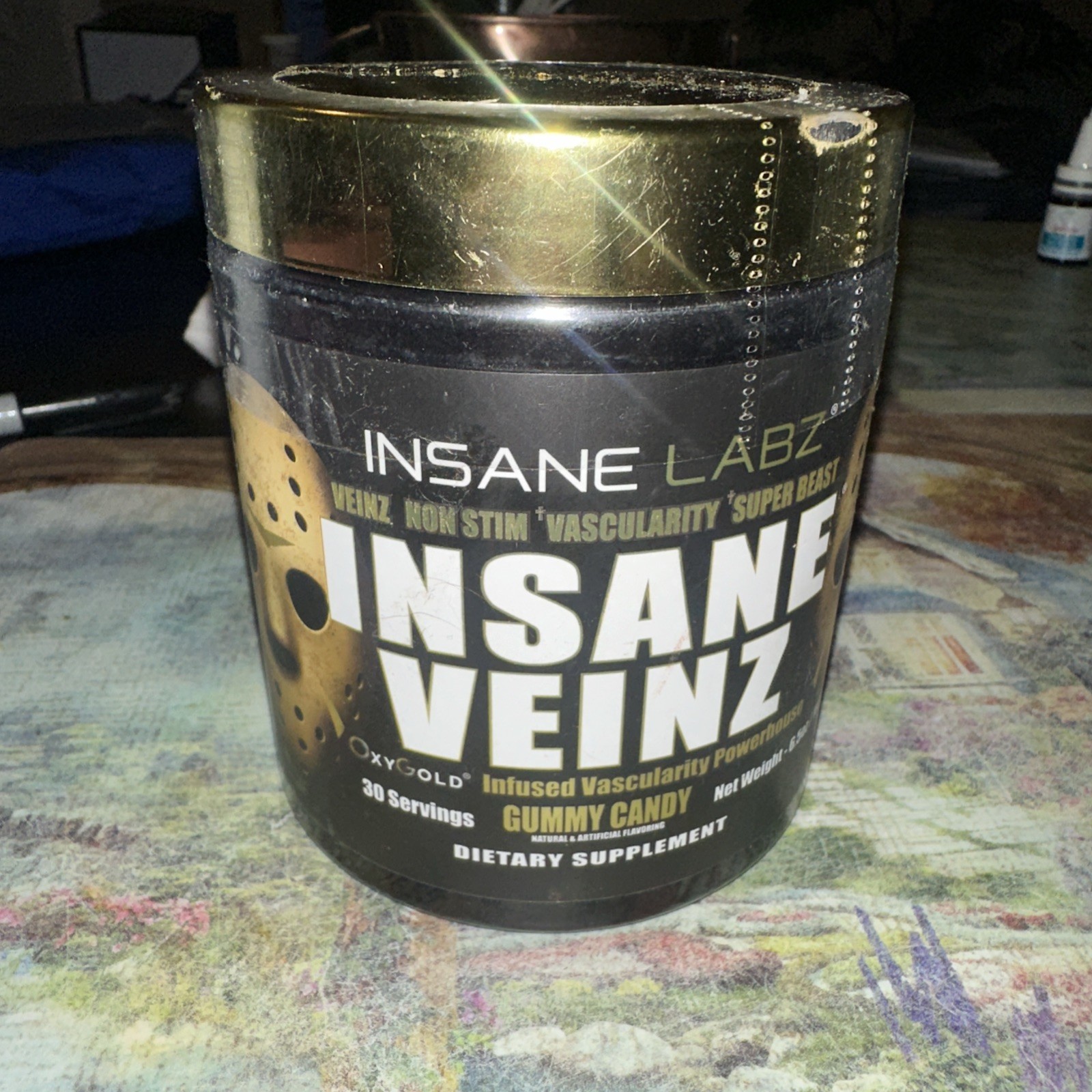 Insane Labz GOLD INSANE VEINZ Vascularity 30 Servings Gummy Candy