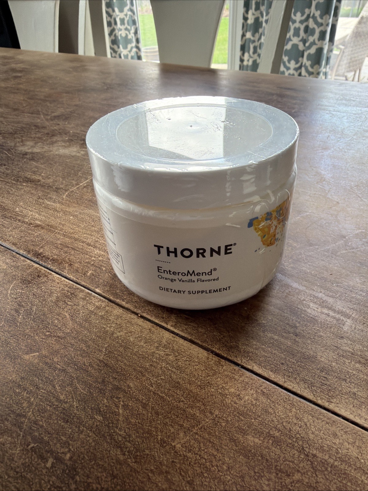 Thorne Enteromend Powder Orange Vanilla Flavored, 5.9 oz